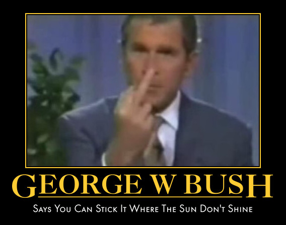 President George W Bush Funny. Geroge W Bush does not give an
