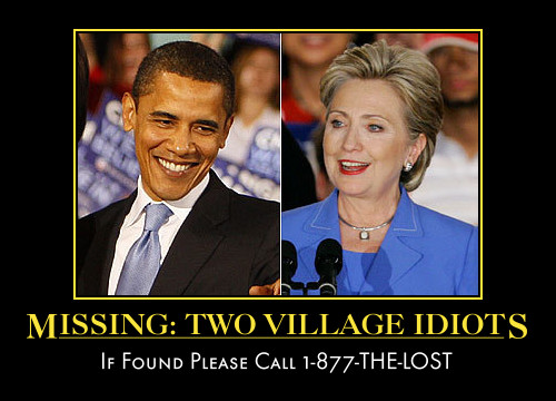 funny Hillary Clinton Barack Obama demotivational posters poster political demotivation