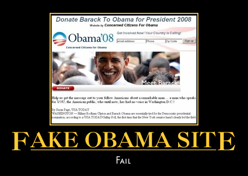 funny Barack Obama demotivational poster